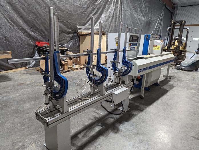 Used Omga V235 NC Double Mitre Saw for