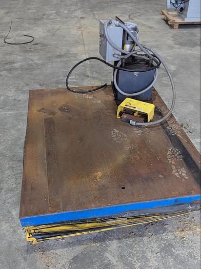 Used Blue Giant SFS11-115 Scissor Lift Table 3000lb Capacity