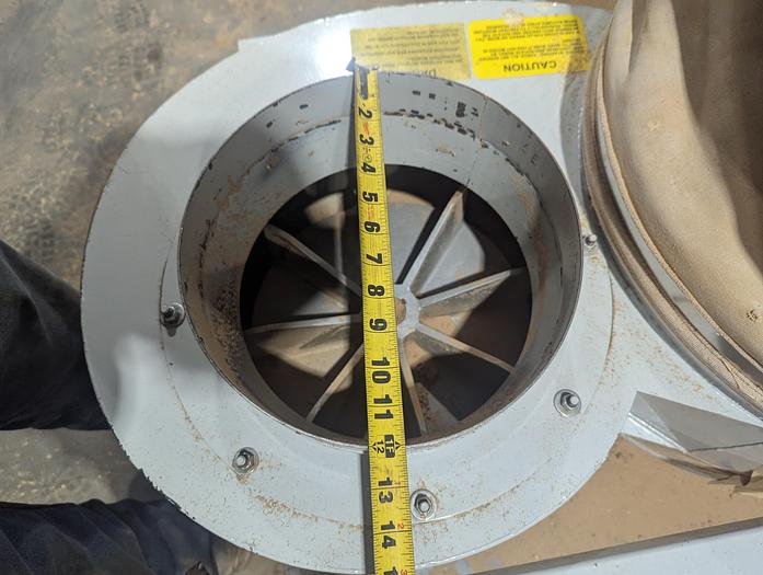 Used Dustek M 750 7.5HP 3 Bag Dust Collector