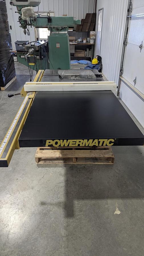 Used 2016 Powermatic 2000 5HP 1PH Tablesaw with new 52'' rails