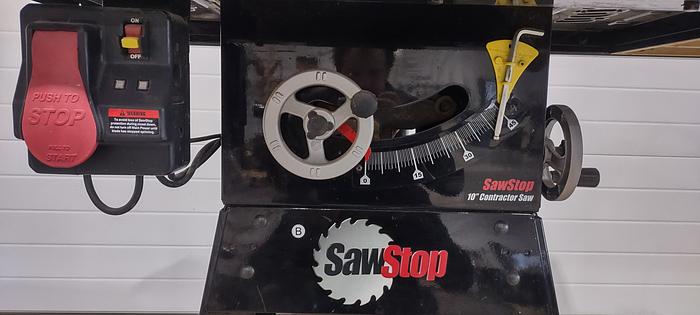 Used SawStop CNS175-TGP236 Contractor Tablesaw 36'' T-Glide Fence