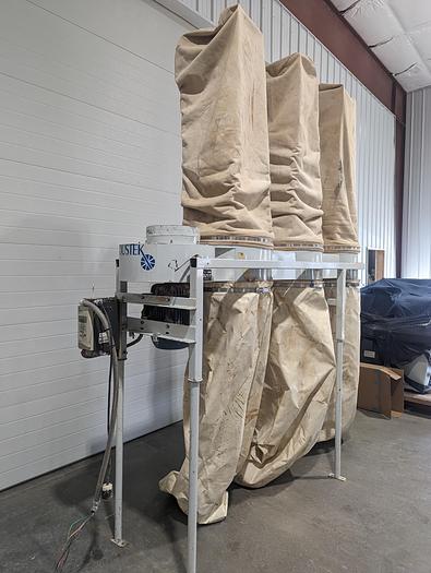 Used Dustek M 750 7.5HP 3 Bag Dust Collector