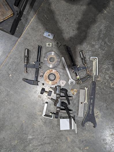 Used 1999 SCMI T130 NPS Sliding Table Shaper with Holz 3 Roll Power Feeder