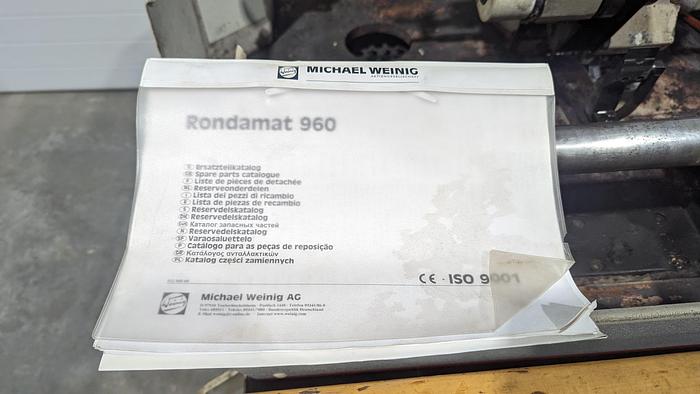 Used 2001 Weinig Rondamat 960 Profile Grinder