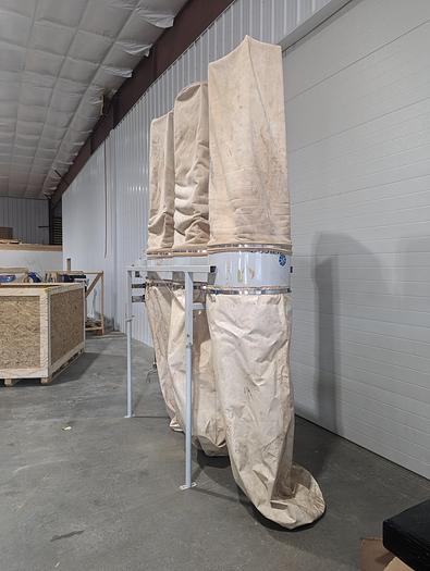 Used Dustek M 750 7.5HP 3 Bag Dust Collector