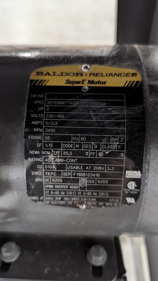 Used Williams & Hussey 206 Variable Feed Molder