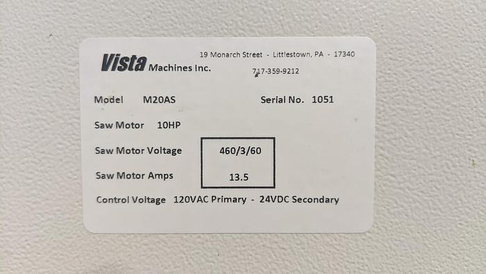 Used Vista M20AS