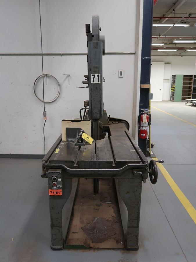 Used Marvel No. 8 Vertical Metal Cutting Bandsaw