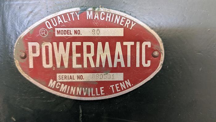 Used Powermatic 90 Wood Lathe with Vega Duplicator