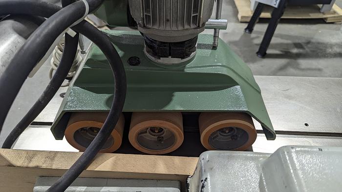 Used 1999 SAC TS 120 Shaper with 3 Roll Steff Power Feeder