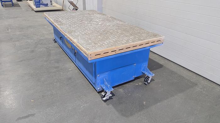 Used 2006 Denray 9600B Cartridge Filter Down Draft Table 29'' Tall