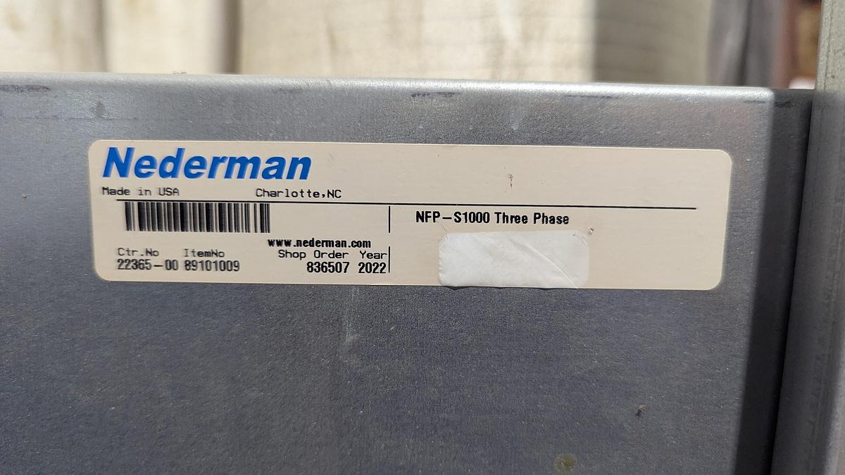 Used 2022 Nederman S1000 10hp Dust Collector