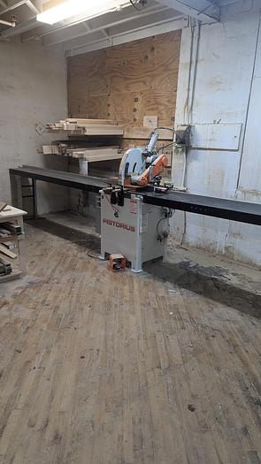 Used Pistorius SC12P Cut Off Saw W/Tables