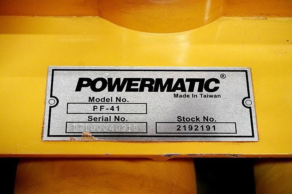 Used 1997 Lobo SP-910 Shaper with Powermatic PF-41 4-Roll Power Feeder