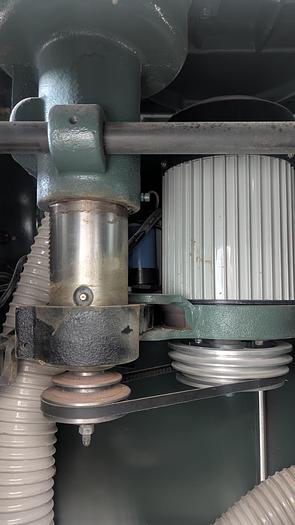 Used Bridgewood BW510TS Sliding Table Tilting Spindle Shaper w/ 3 Roll Power feeder