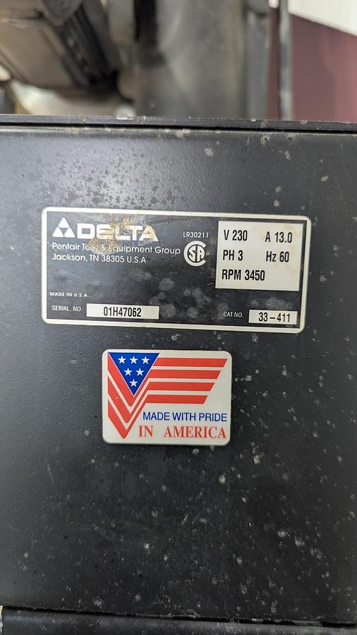 Used Delta 33-411 16'' Radial Arm Saw