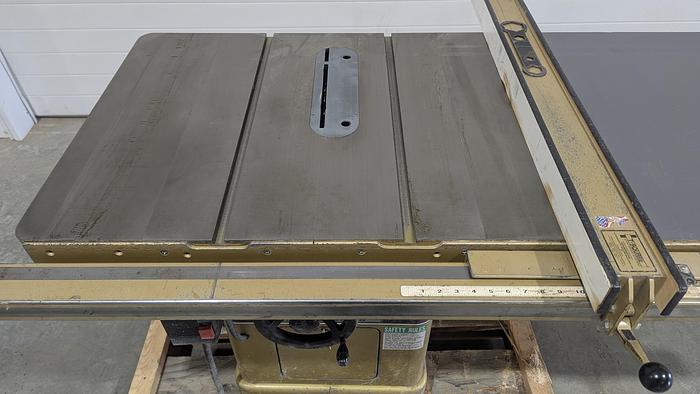Used Powermatic 66 Table Saw 52'' Rails