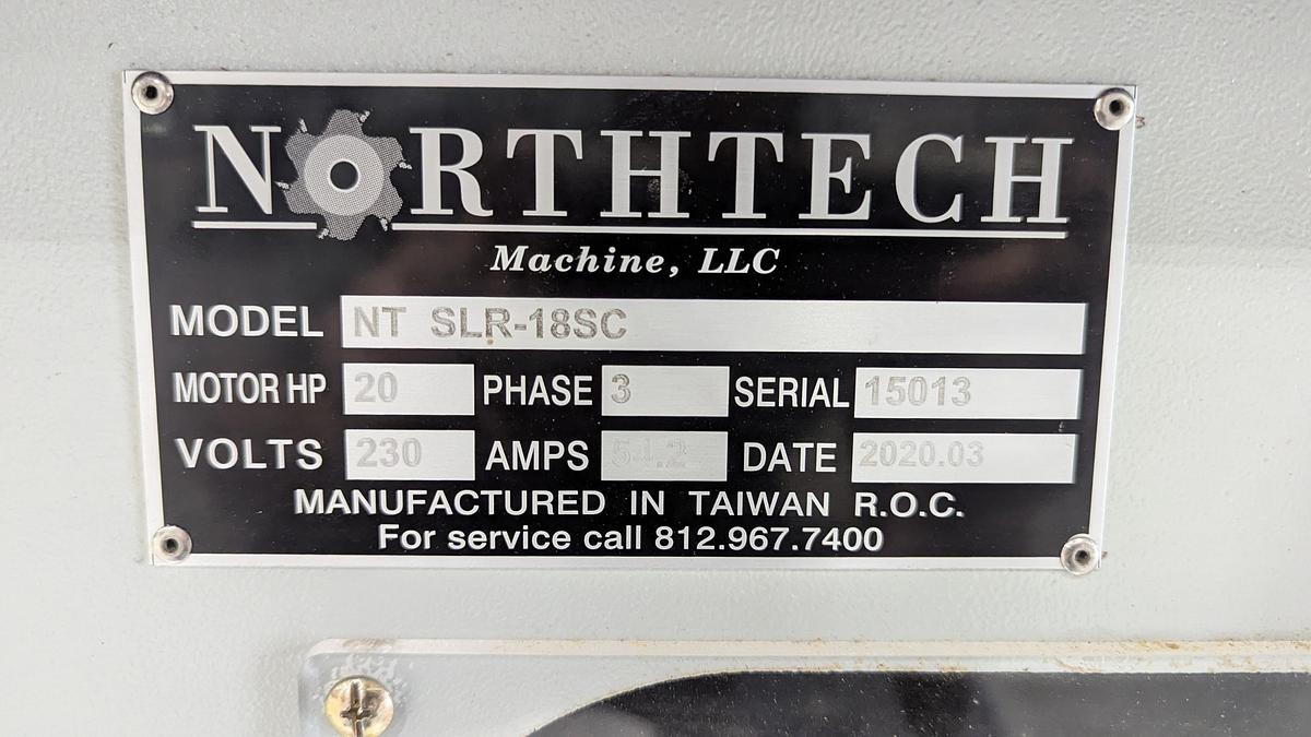 Used 2020 Northtech NT-SLR18SC 20HP Straight Line Rip Saw w/no-lock air fence