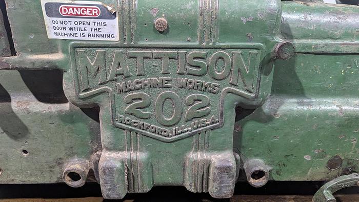 Used Mattison 202 Straight Line Rip Saw