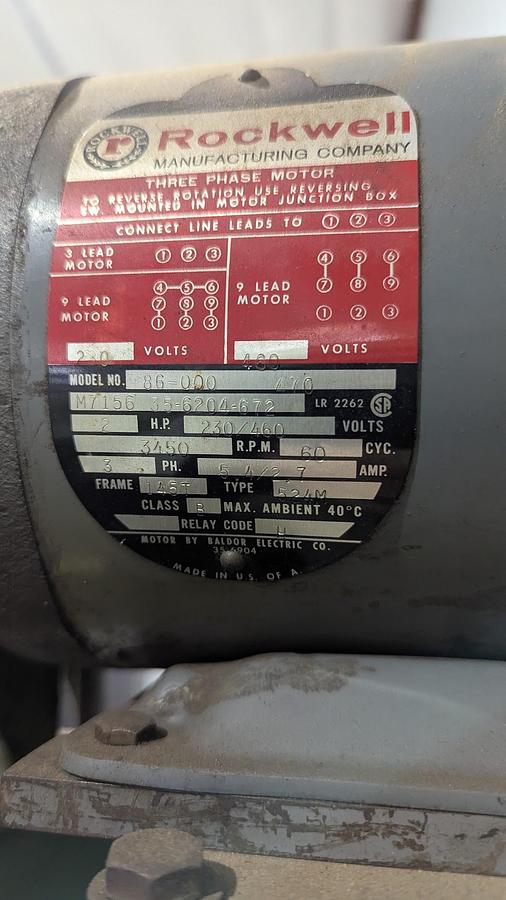 Used Powermatic 15 Chain Mortiser with chains