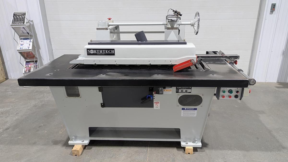 Used 2020 Northtech NT-SLR18SC 20HP Straight Line Rip Saw w/no-lock air fence
