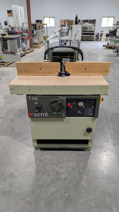 Used SCMI T 110 A 1-1/4'' spindle shaper