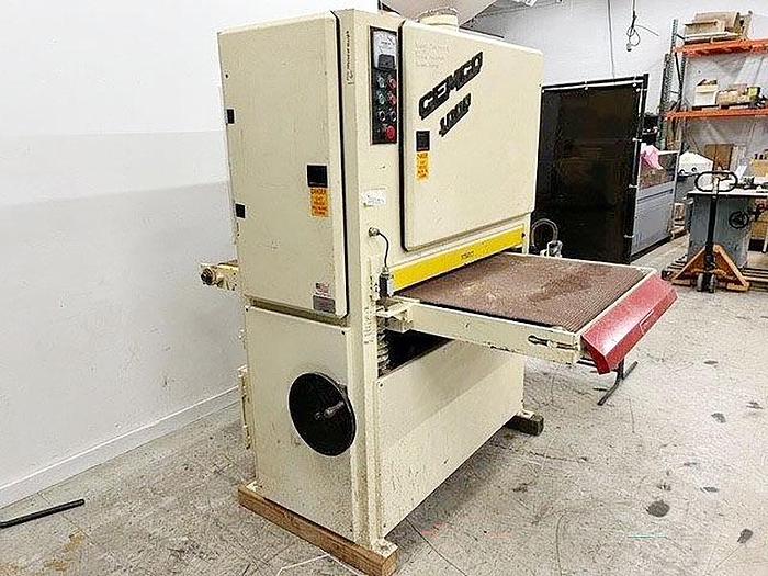 Used Cemco 1000 37'' Single Head 37'' Wide Belt Sander