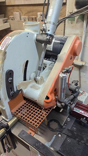 Used Pistorius SC12P Cut Off Saw W/Tables