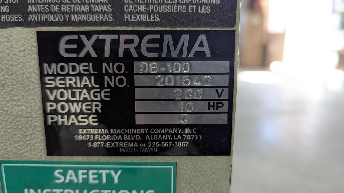 Used Extrema DB-100 10HP 3PH Dust Collection Blower
