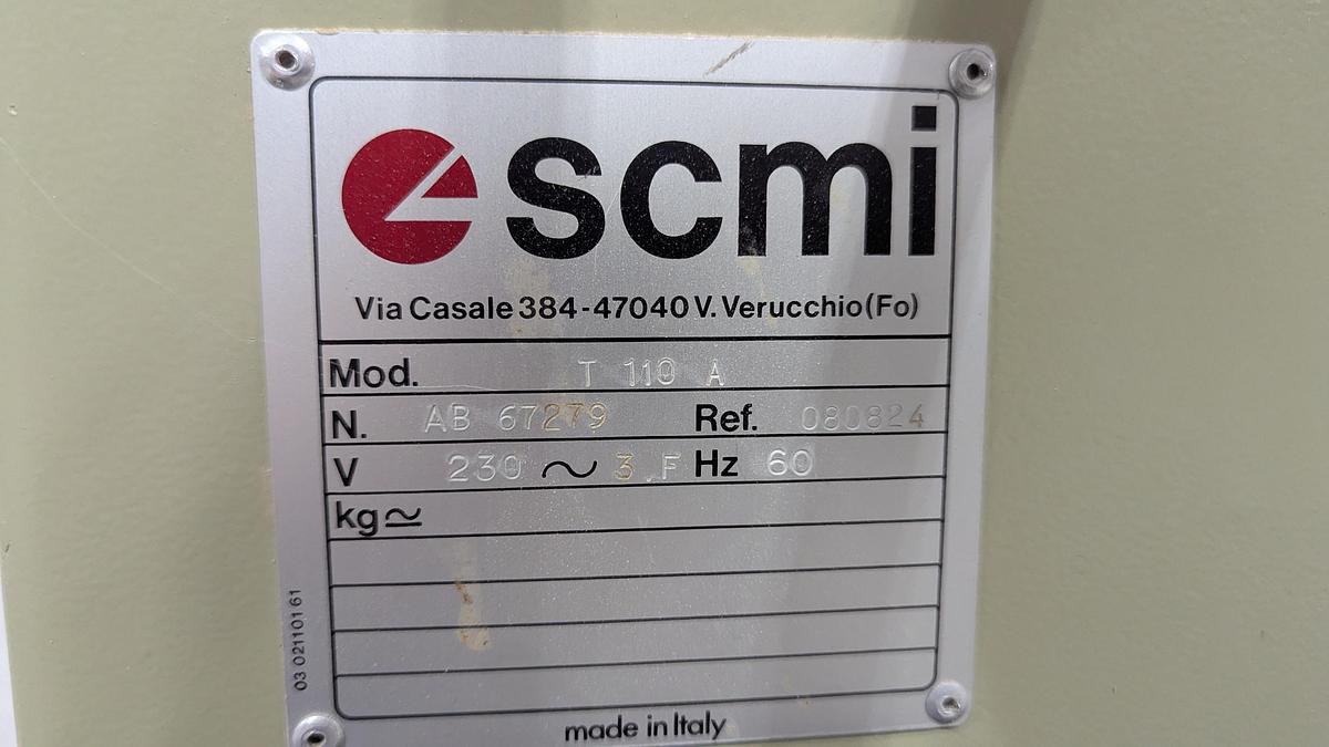 Used SCMI T 110 A 1-1/4'' spindle shaper