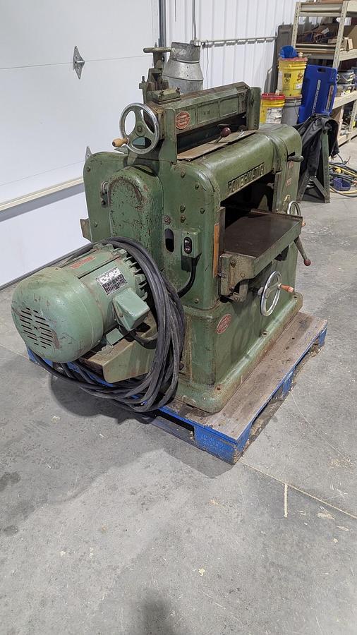 Used Powermatic 180 18'' Planer 4 knife head