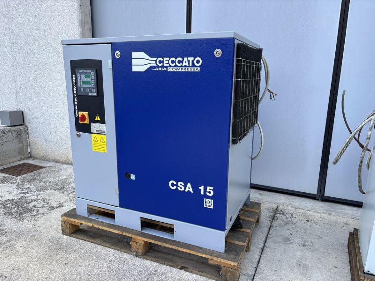 Usato COMPRESSORE CECCATO CSA 15 CON ESSICATORE ANNO 2011