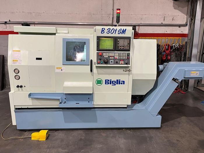 Usato TORNIO BIGLIA B 301 SM CNC FANUC 18 i - T