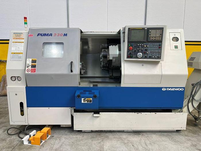 Usato TORNIO DAEWOO PUMA 230 M CNC FANUC 18i-T