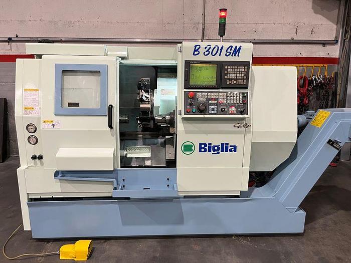 Usato TORNIO BIGLIA B 301 SM CNC FANUC 18 i - T