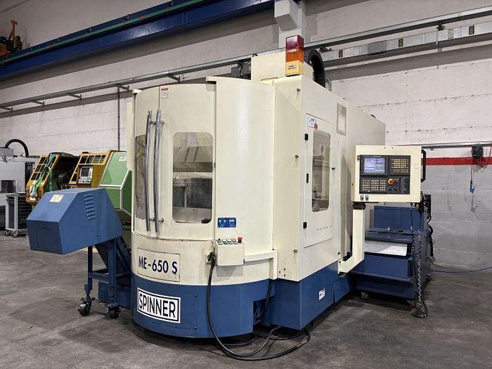 Used CENTRO DI LAVORO PALLETTIZZATO SPINNER ME-650 CNC FANUC 18i-MB ANNO 2008
