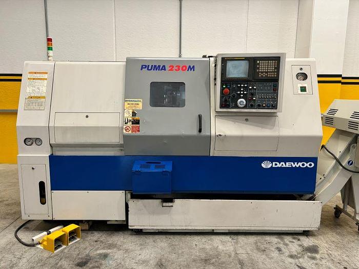 Usato TORNIO DAEWOO PUMA 230 M CNC FANUC 18i - T