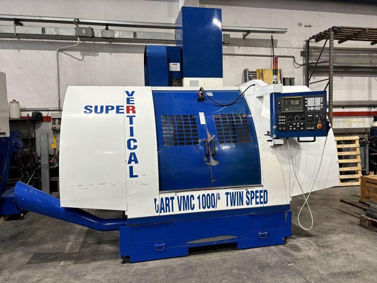 Usato CENTRO DI LAVORO DART VMC 1000 A - TWIN SPEED CNC FANUC 18 - M
