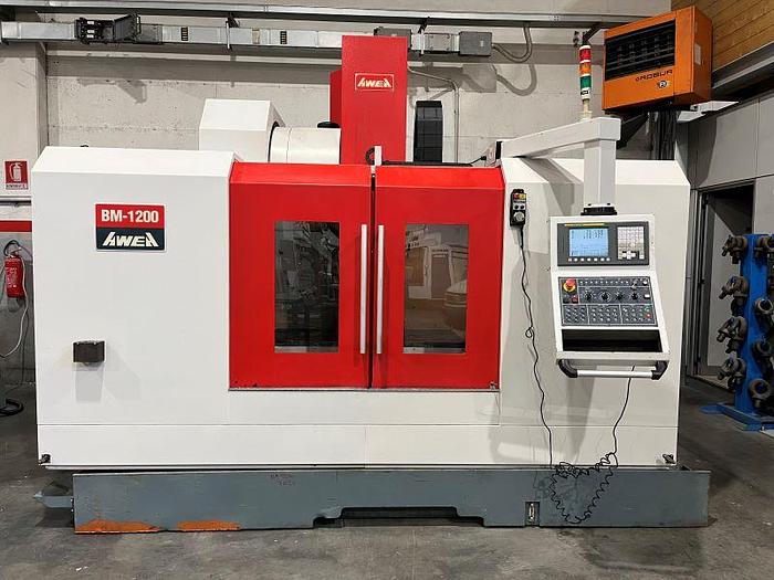 Usato CENTRO DI LAVORO AWEA BM - 1200 CNC FANUC 0i - MC ANNO 2009