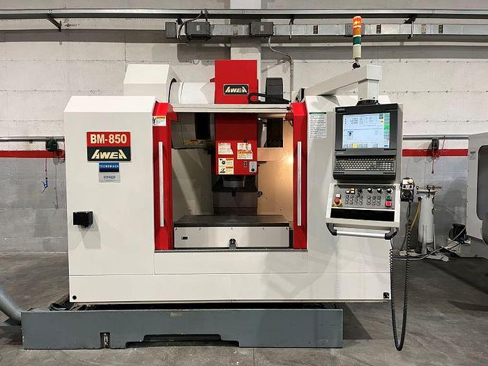 Usato CENTRO DI LAVORO VERTICALE AWEA BM-850 CNC SELCA S 4045 DH ANNO 2007