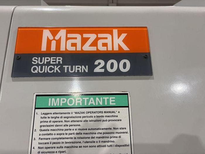 Usato TORNIO MAZAK SUPER QUICK TURN 200