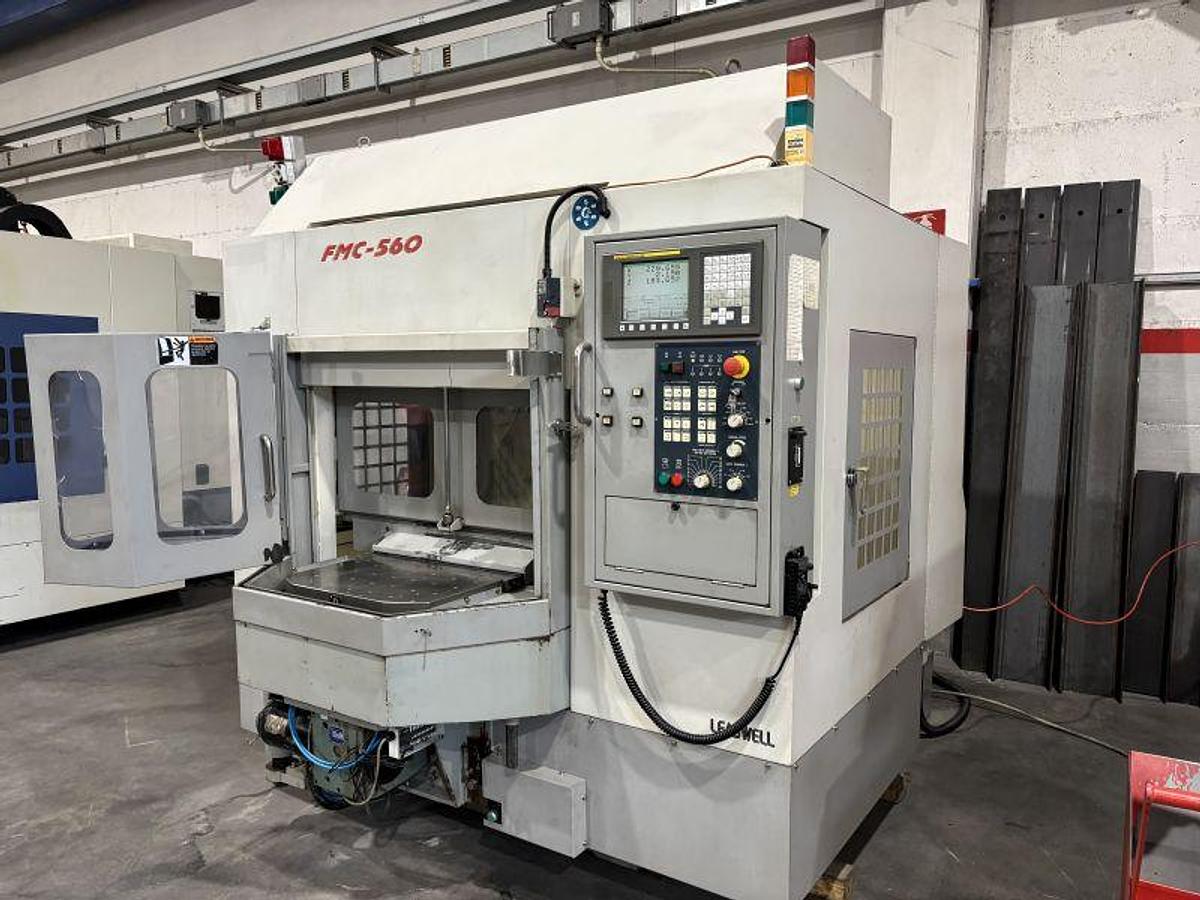 Usato CENTRO DI LAVORO PALLETIZZATO LEADWELL 560 CNC FANUC ANNO 2008