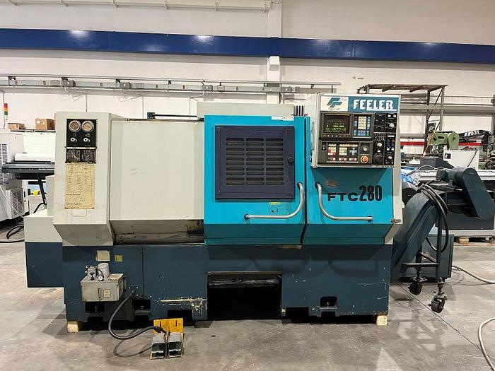 Usato TORNIO FEELET FTC 280 CNC FANUC