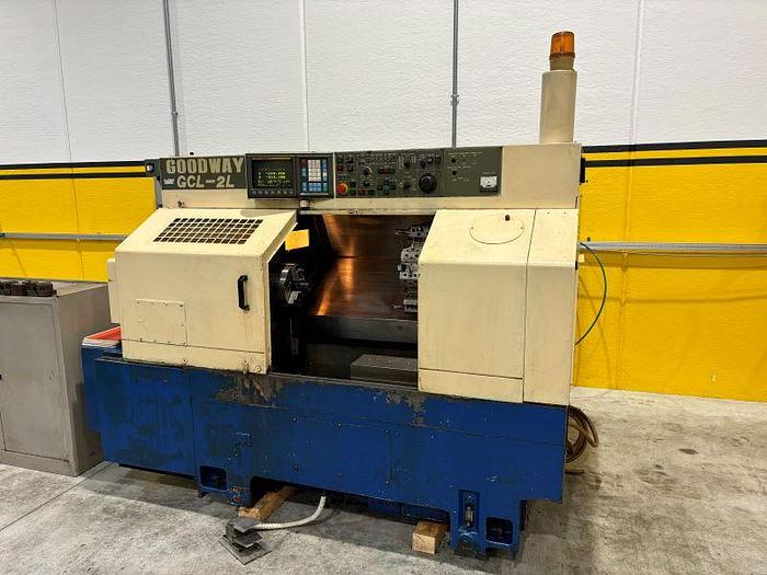 Usato TORNIO GOODAWAY GCL - 2 L CNC FANUC CON ACCESSORI