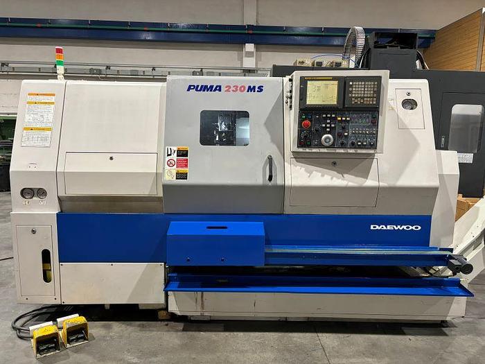 Used TORNIO DAEWOO 230 MS CNC FANUC 18i - T