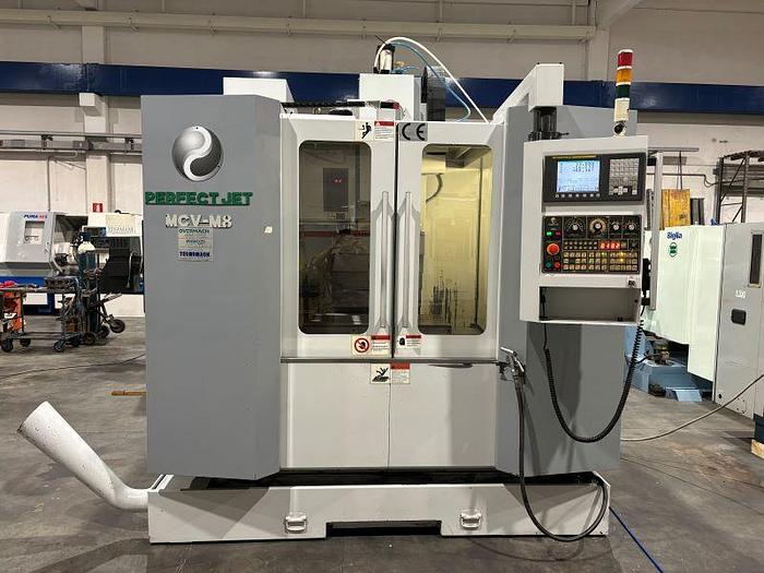 Usato CENTRO DI LAVORO PERFECT JET MCV - M8 CNC FANUC 0i - MC ANNO 2009