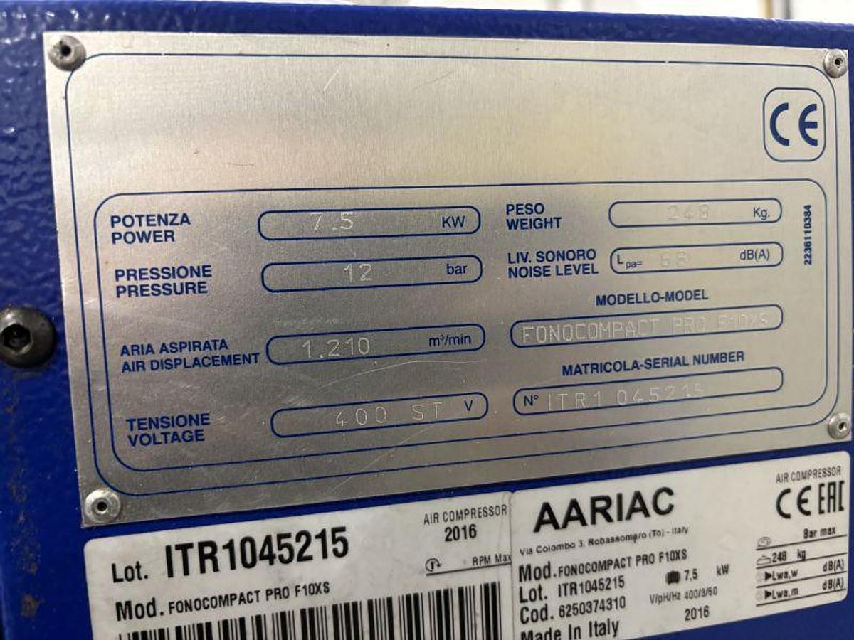 Usato COMPRESSORE CECCATO FONOCOMPACT PRO ANNO 2016
