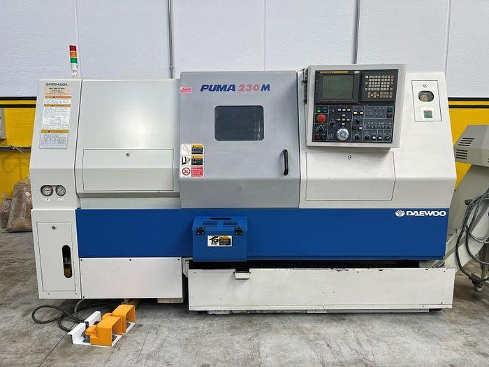 Usato TORNIO DAEWOO PUMA 230 M CNC FANUC 18i-T