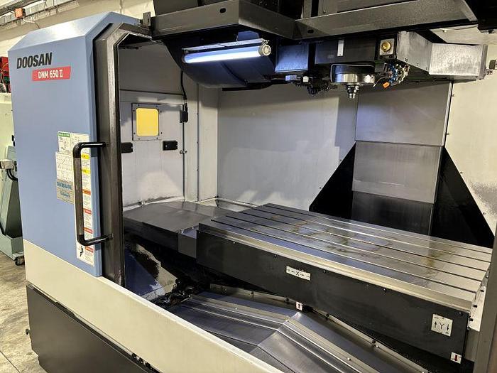 Usato CENTRO DI LAVORO DOOSAN DNM 650 II CNC SIEMENS 828 D ANNO 2014