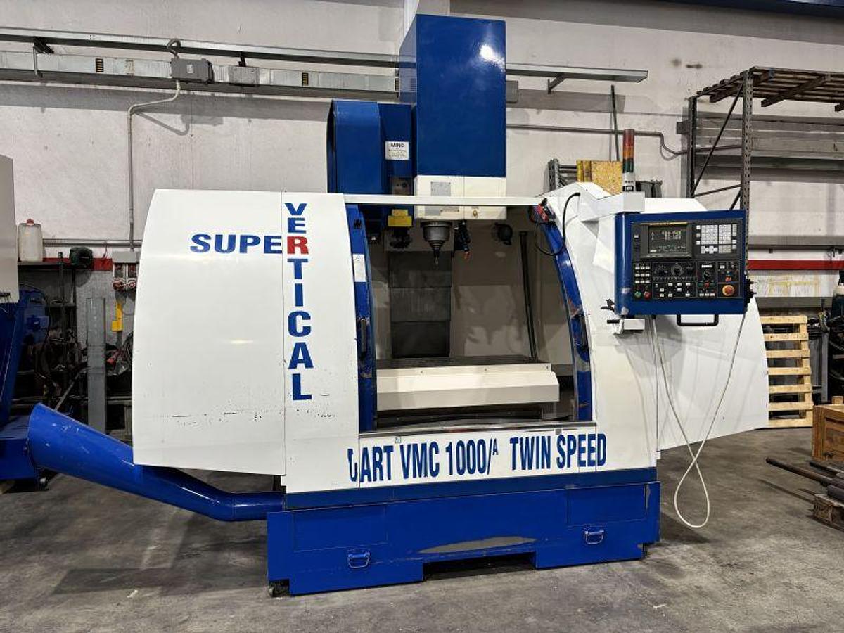 Usato CENTRO DI LAVORO DART VMC 1000 A - TWIN SPEED CNC FANUC 18 - M